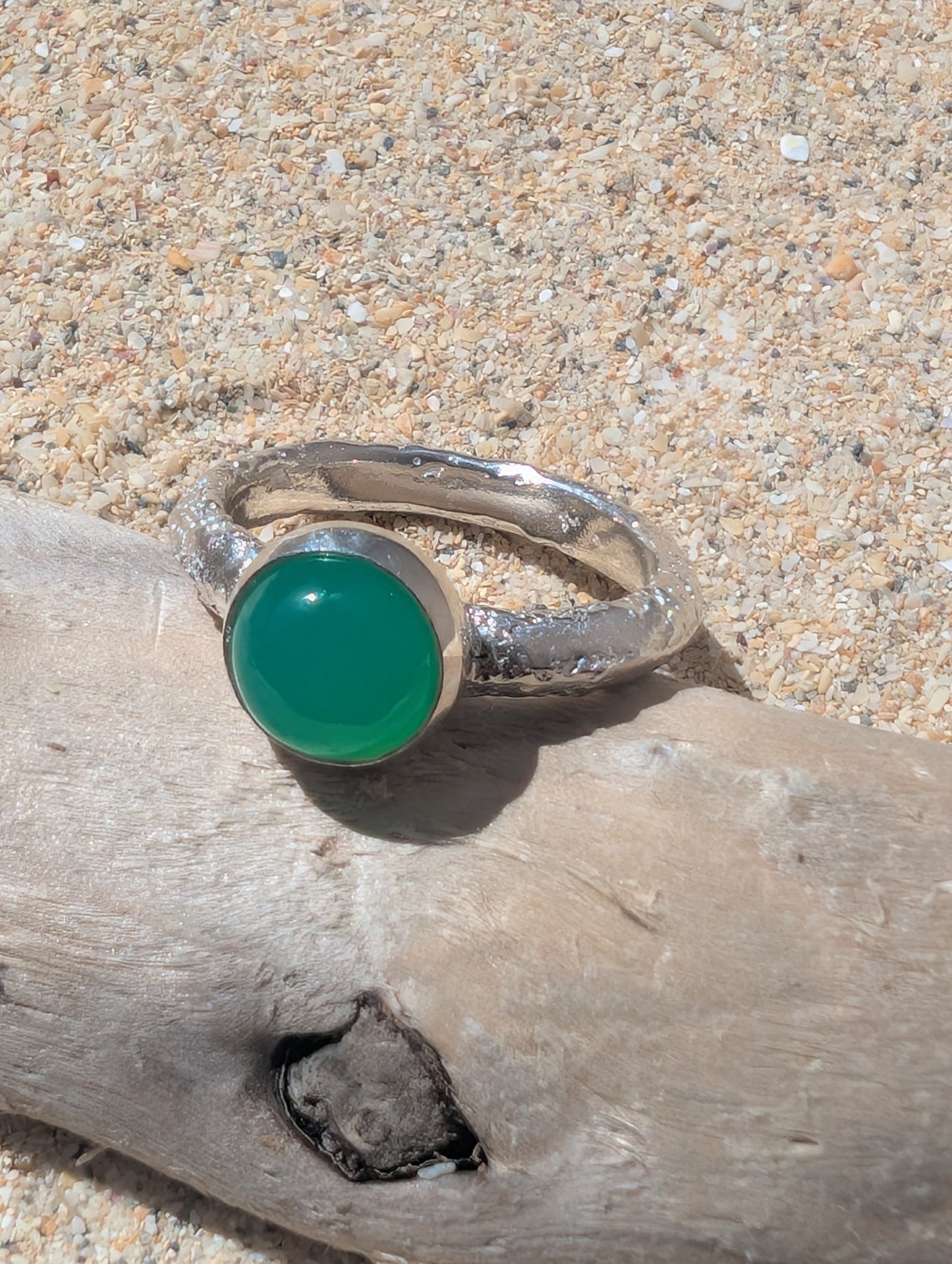 Chrysoprase Gwithian Ring