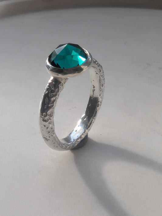Sea glass ring