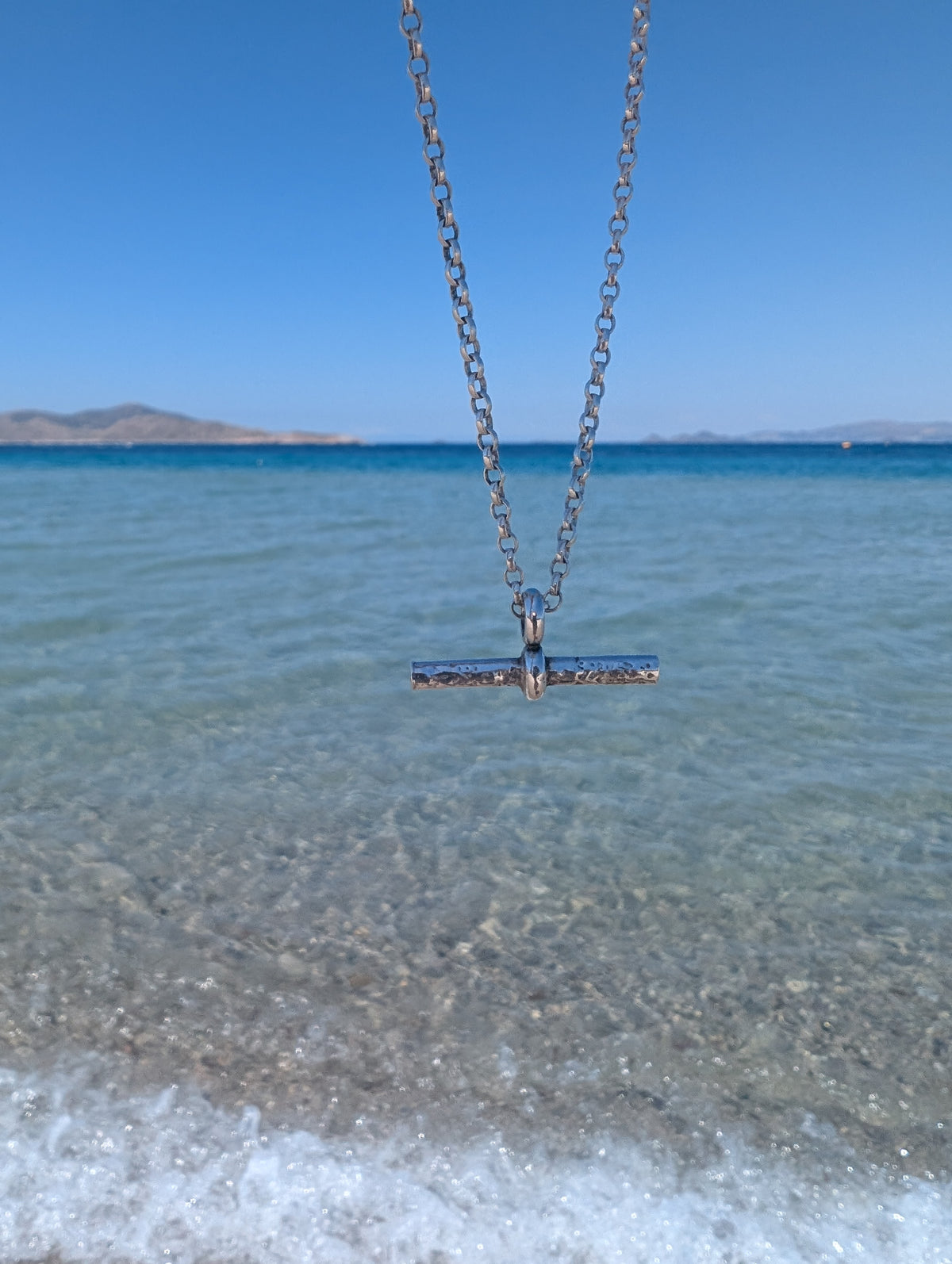 The Sandcast T-Bar Necklace